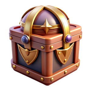 Mystic NFT fantasy box medieval, gladiator helmet , magic box