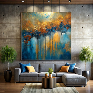 Abstract Wall Art texture painting