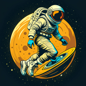  astronout nike air max galaxy honey moon space aesthetic comic 