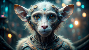    Futuristic Ethereal Fantasy a ANİMAL HUMAN
