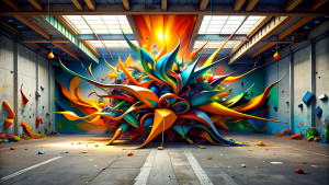 3D Graffiti WILDSTYLE, dynamic and aesthetic