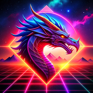 red dragon icon for videogame