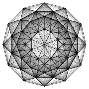 3D geometric lines , seamless pattern, accurate, proportional