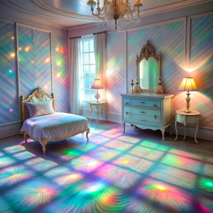 close real antique bedroom pastel The Bioluminescent phenomenon  ultra glitter light  pastel colorful Vinyl Oil Slick light pastel Holographic                      
      