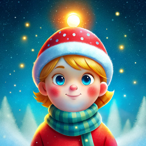 christmast child illustration