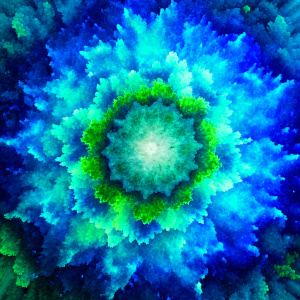blue and green mix texture background