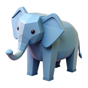 Papercraft слон ::   