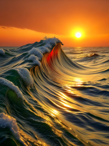 wave on the sea