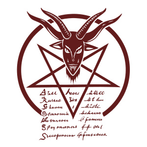 satanic text - Recraft