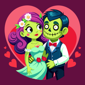  love amor zombies