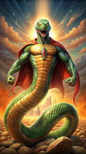 let the snake be a superhero