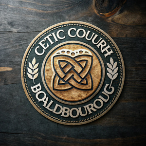create a logo for a Celtic themed sourdough bread company called "Celtic Sourdough "