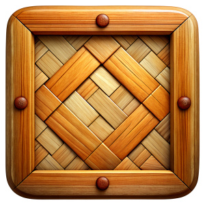 square wooden plank, wooden amulet, China