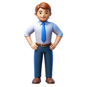 formal full body of human resources manager farm company
