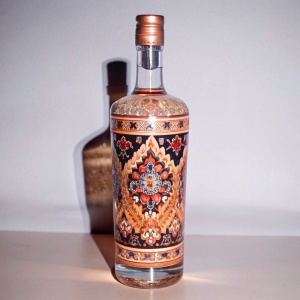 design of russian vodka label