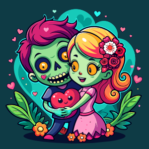  love amor zombies