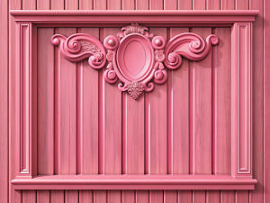 Classic pink wainscot Retro wooden panel background. Wall beadboard wood decoration
