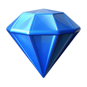 Blue diamond clip art 
