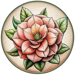 Flora flower shop logo