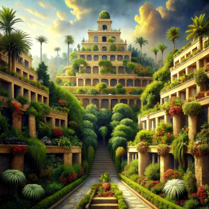 The hanging gardens of Babylon