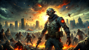 Zombies won against humans, now the world belongs to zombies