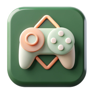 PlayStation Console Icon minimalistic yet modern, front view, premium,3d simple icon view, straight icon,