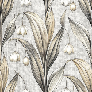 lily of the valley seamless pattern, by whilliam morris