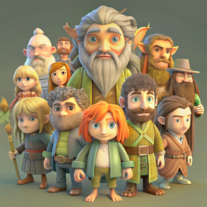 hobbit 3d all characters