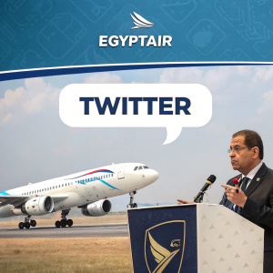 Official EgyptAir Twitter post regarding the missing flight.
