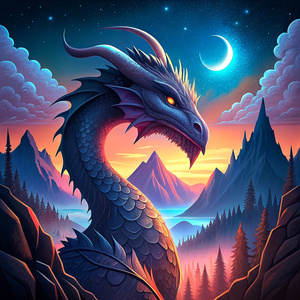 skyrim dragon evening