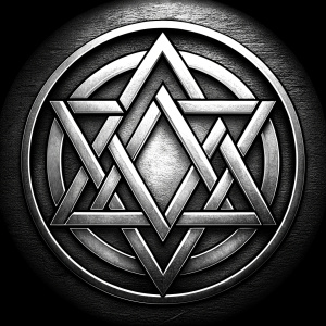 nordic symbol Odins-Knoten oder das Valknut Symbol