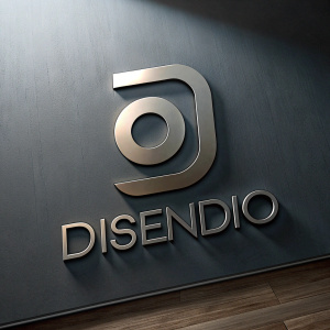 name diSendio logo minimalist S harfi farklı yazı yaz