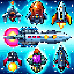 spaceships spritesheet