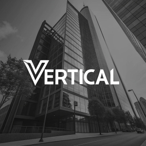 Modern logo concept for 'Vertical'. Bold, sans-serif font design.