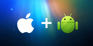 create image with android icon and apple icon