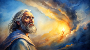 In the Bible, in ancient times, Elijah the Tishbite looked up to the sky, and a light spoke to him.