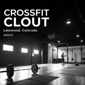 Revamped branding for CrossFit Clout gym in Lakewood, Colorado. New logo design and website overhaul announced. Minimalist black and white theme highlights key features and training programs. Visit website for detailed information.