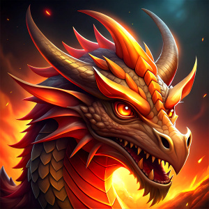 dragon icon for videogame