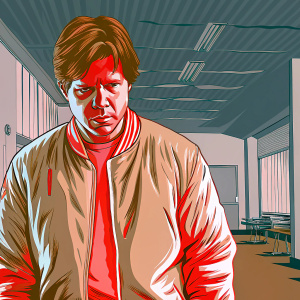 Ike Barinholtz as Morgan Tookers in The Mindy Project. Serious expression. Medium build. Short brown hair. Indoor scene with white walls and simple furniture.