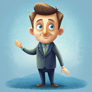 full body caricature of Vladimir Zelensky with stupid face and lazy eye. in tattered clothes, beggars with outstretched hand. His head must be much bigger than his body, like a bobblehead doll.