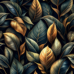 black leaves background