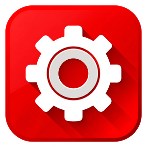 SYSTEM SETTING ICON WHITE BACKGROUND