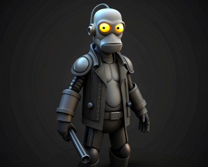 homer simpson cyberpunk