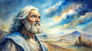 Picture shows: The ancient man Elijah prophesied drought to King Ahab of Israel