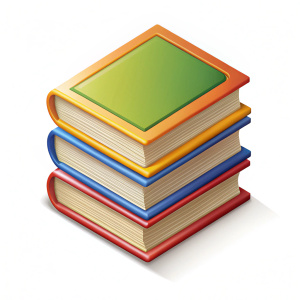 Book icon library symbol knowledge pictogram in isometric format
