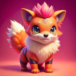 cute growlithe like pokemon avatar