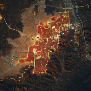 Interactive map showcasing Querétaro, Mexico. Displays demographic data and highlights areas of public space recovery.
