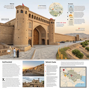 Detailed article about Halabja Gate Project, featuring maps, history, and images highlighting its cultural importance.