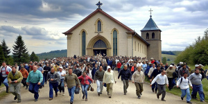 people flee from Catholic Church in Europe