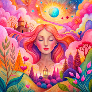 dreams desires spiritual colored art